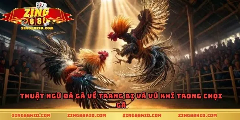 Thuật ngữ đá gà về trang bị và vũ khí trong chọi gà
